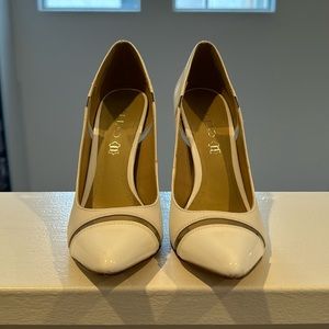 White Aldo Heels